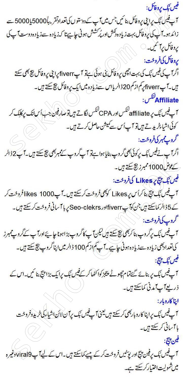 earn money in pakistan urdu