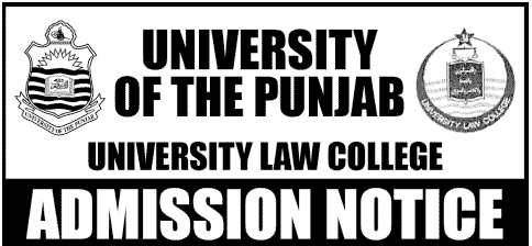 University Law College PU Lahore LLB Admission 2017