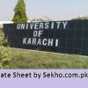 Karachi University Date Sheet 2023