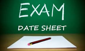 Punjab University announced BCom Exams Date Sheet 2017