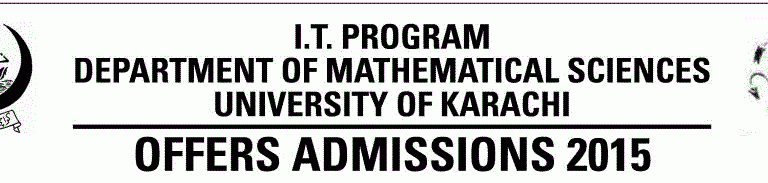 Karachi University UOK Short IT Courses Admission 2015 Form, last Date