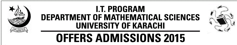 Karachi University Uok Short It Courses Admission 2015 Form, Last Date