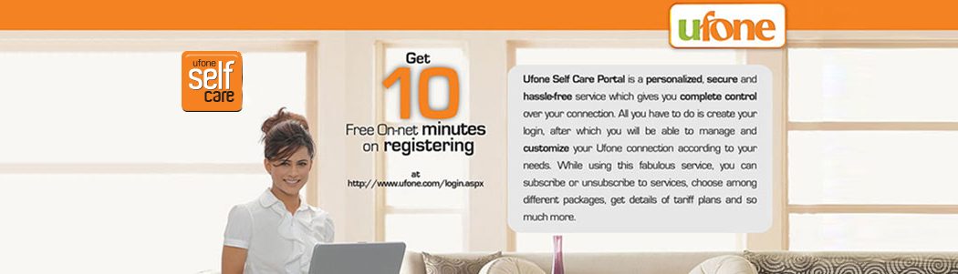 Ufone Self Care Registration Account Login Call History Check Online