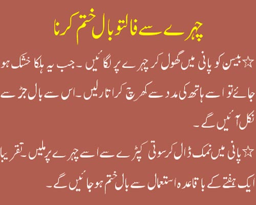 Beauty Tips In Urdu For Face Hair Removal 02