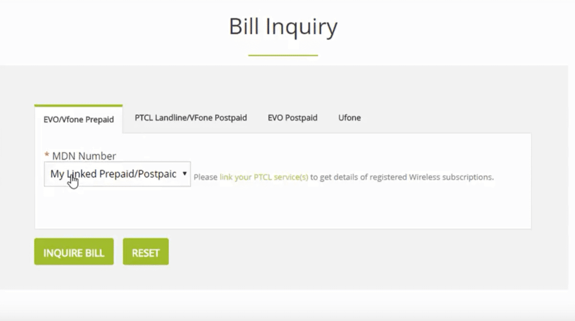 PTCL Bill Payment Online Step By Step Guide 3