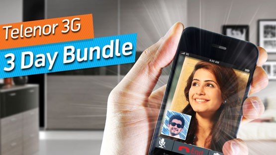 Telenor 3G 3 Day Bundle Offer 2015 In 35 Rs Code