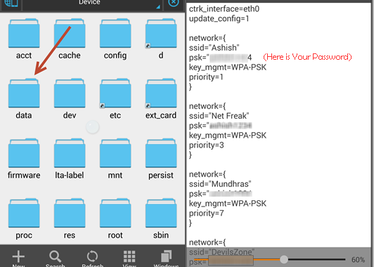 How To View Saved Wifi Password On Android Via ES File Explorer