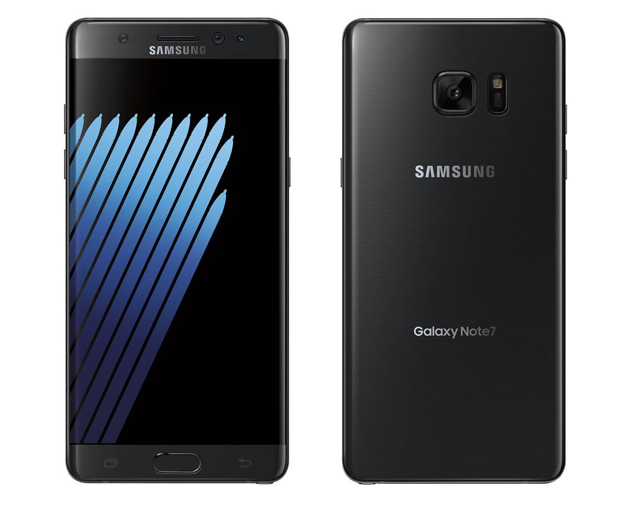 Samsung Galaxy Note 7 Black Onyxe Color Picture