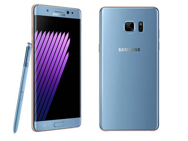 Samsung Galaxy Note 7 Blue Coral Color Picture