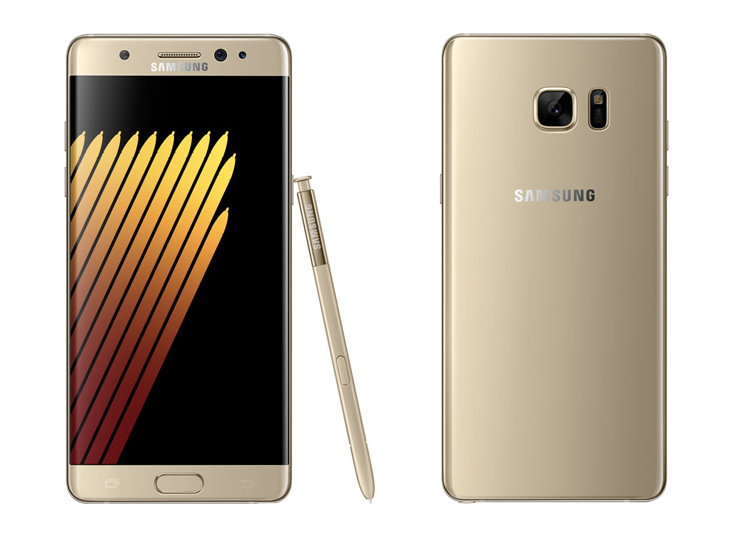 Samsung Galaxy Note 7 Gold Platinum Color Pictures