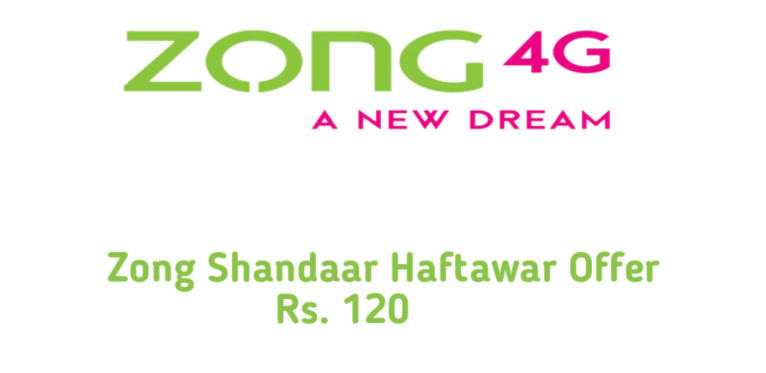 Zong Shandaar Haftawar Weekly Offer 2022 Subscribe, Unsub