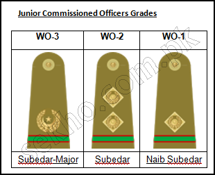 Pakistan Army Ranks And Badges With Salary Pay Scale