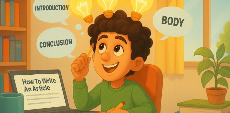 How To Write An Article