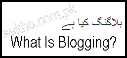 What Is Blogging In Urdu