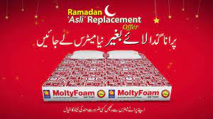 Molty Foam Ramadan Offer 2022 Asli Replacement Offer