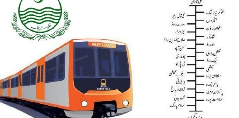 Orange Train Lahore Timing Route Map 2024