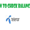 Telenor Balance Check Code In Postpaid, Prepaid, 4G device
