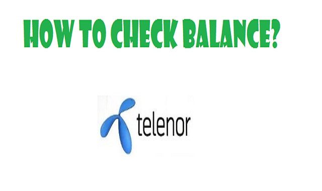 Telenor Balance Check Code In Postpaid, Prepaid, 4G Device