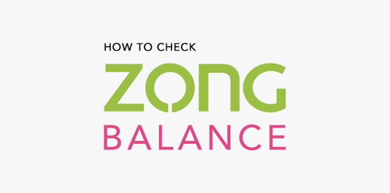 Zong Balance Check Code 2022 Balance Inquiry