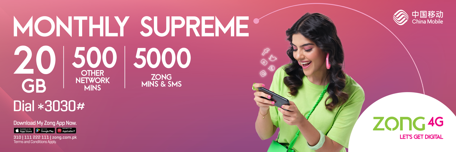 Zong Supreme Monthly Offer