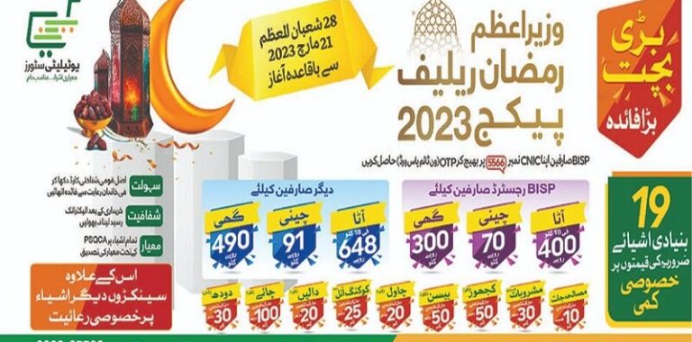 Utility Stores Ramadan Package 2024 Rate List