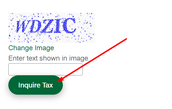 After filling the the all required detail you can also fill in the captcha and click on the Inquire Tax.