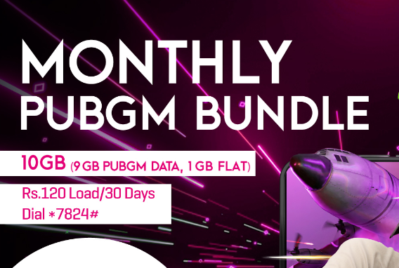 Zong PUBG Package Monthly Code