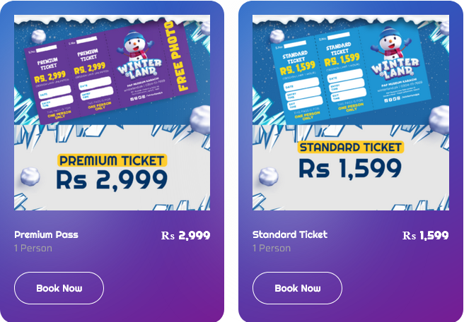 Winterland Karachi Ticket Price