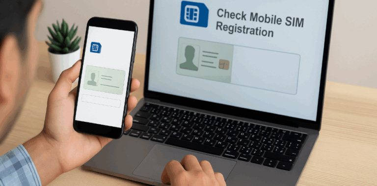 Check Number of Sims on ID Card Online