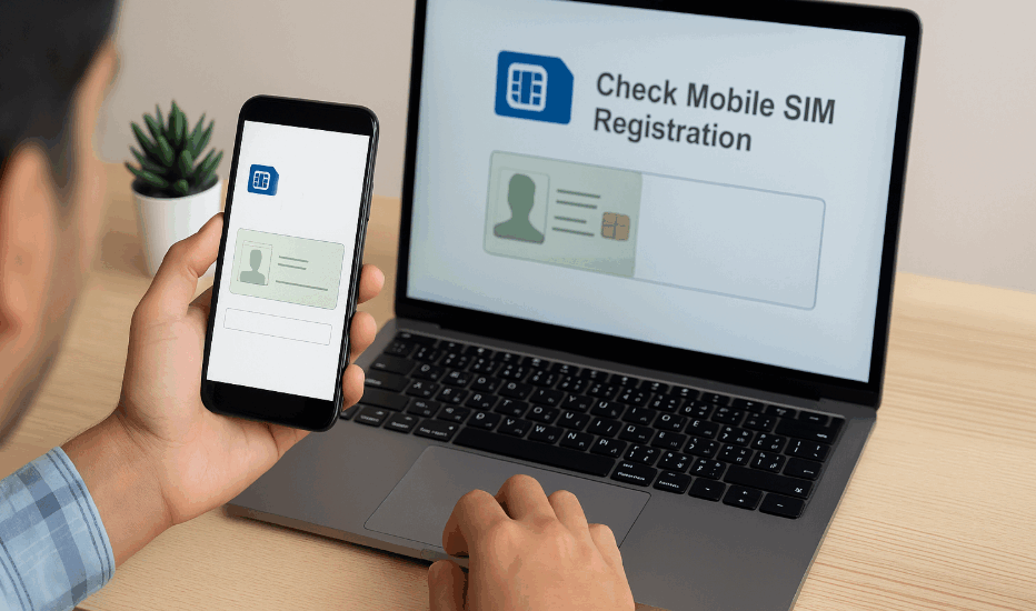 Check Number of Sims on ID Card Online