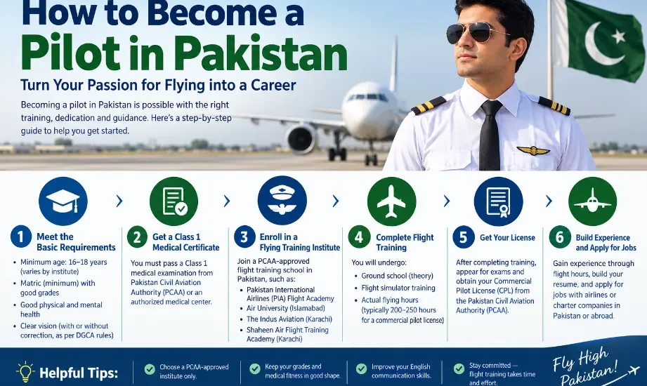 How to Become a Pilot in Pakistan