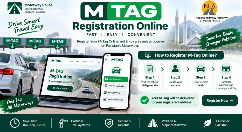 M Tag Registration Online