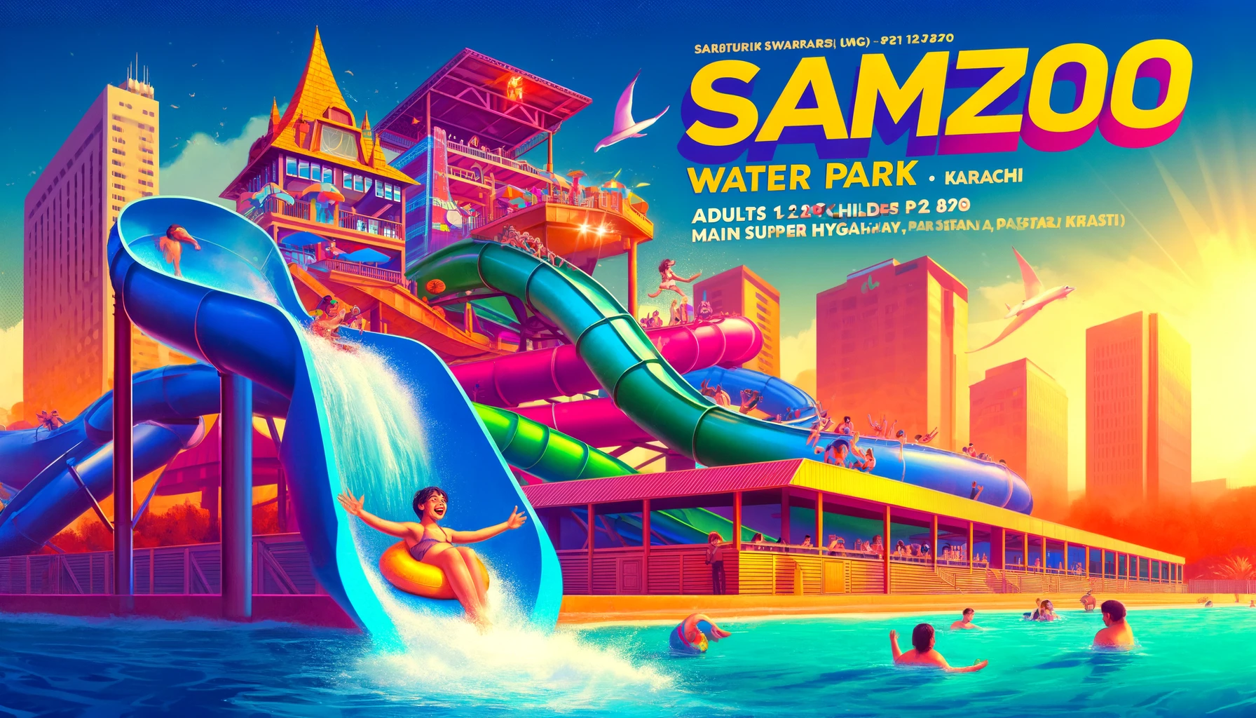 Samzu Water Park Karachi Ticket Price