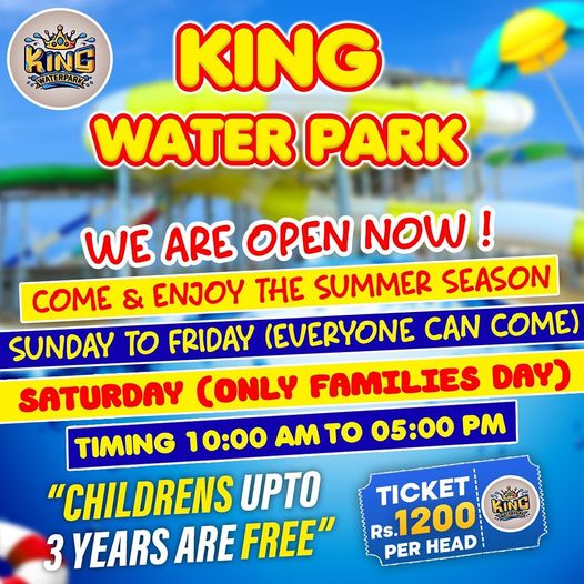 King Water Park Jamshoro Ticket Price