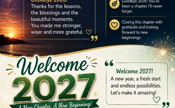Goodbye 2026 Welcome 2027