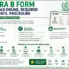 NADRA B Form Download Online
