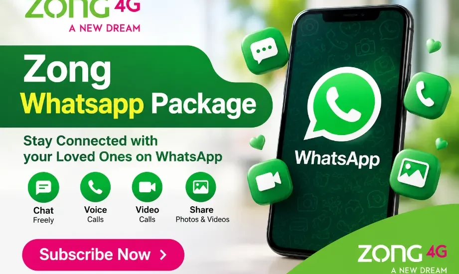 Zong Whatsapp Package
