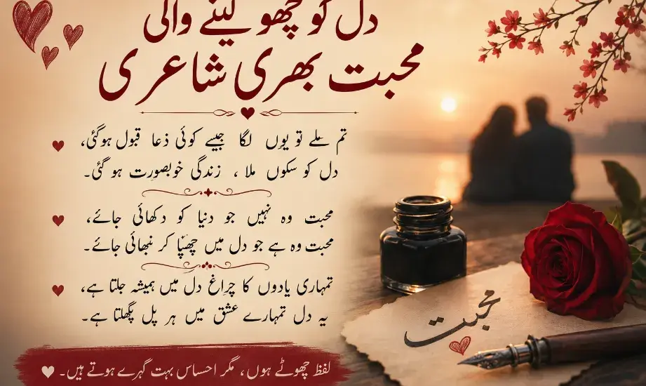 Heart Touching Love Poetry in Urdu