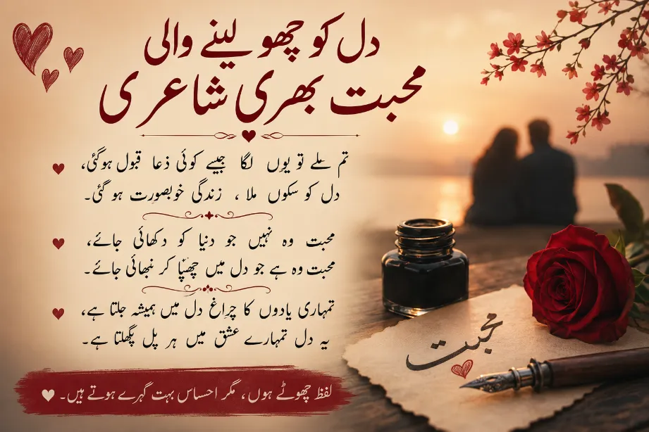 Heart Touching Love Poetry in Urdu