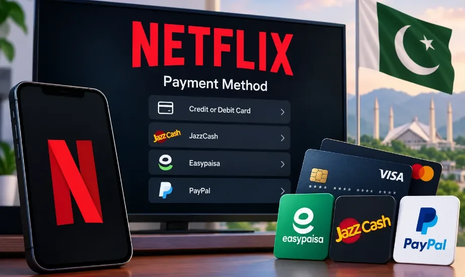 Netflix Payment Method in Pakistan