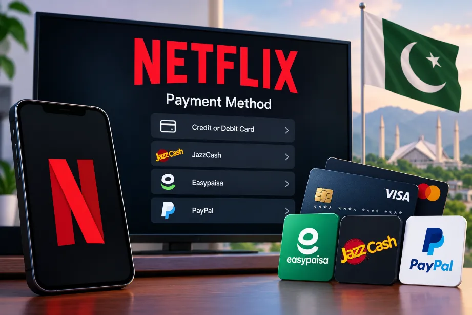 Netflix Payment Method in Pakistan
