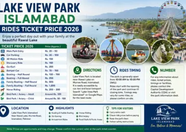 Lake View Park Islamabad Rides Ticket Price