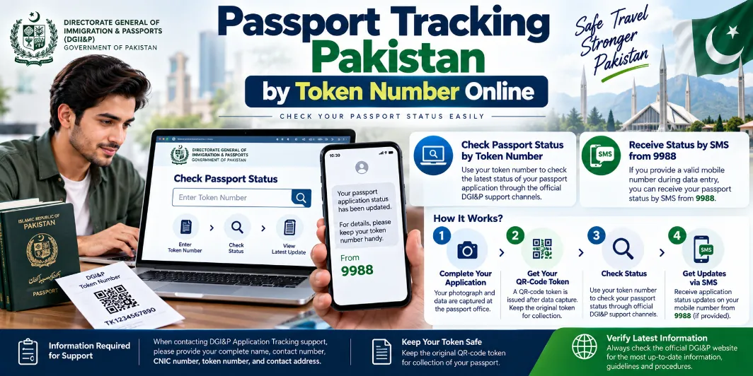 Passport Tracking Pakistan by Token Number Online