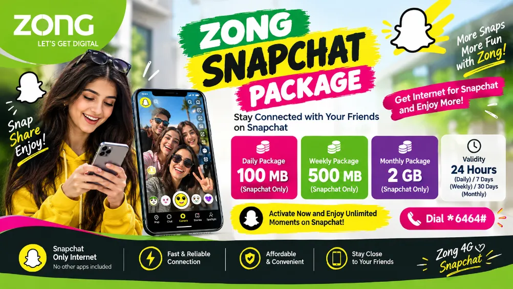 Zong Snapchat Package