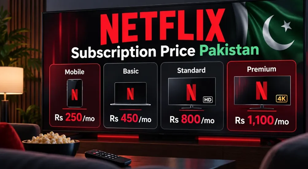 Netflix Subscription Price Pakistan
