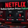 Netflix Subscription Price Pakistan