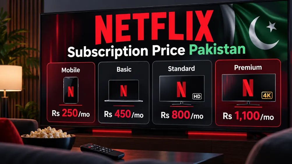 Netflix Subscription Price Pakistan